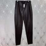 Ann Taylor  Women's Brown Leather Pants NWT Photo 5