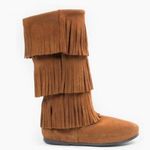 Minnetonka  three layer triple fringe boots Photo 0