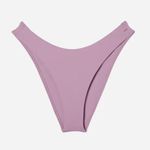 Everlane NWT  Mauve Thigh High Bikini Bottom Medium High Leg Cheeky High Waist Photo 2