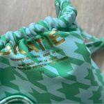 Skatie Bikini Bottoms NWOT houndstooth thong womens Blue Green (xsmall) swim Photo 2