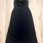 St. John $975  Evening Santana Knit Black Sleeveless Gown Maxi Dress Size 10 NWT Photo 0