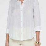 L'Agence camille metallic stripe blouse Size Small Photo 0
