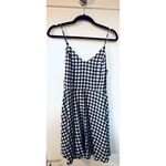 Lulus Lulu’s Plaid Romance Black and White Gingham Print Skater Dress Photo 4
