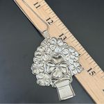 Vintage REED & BARTON Sterling Silver Clover Good Luck Whistle Pendant Necklace Photo 8