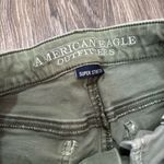 American Eagle Olive Green Midi Shorts Size 2 Photo 3