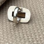 LG TIGERS EYE GEMSTONE RING STERLING SILVER OVERLAY 925 Size 8 Photo 8