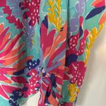 Lilly Pulitzer Lilly Pulitzer silk long sleeve floral multicolor button up top size XS Photo 3