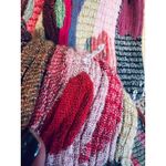 Tolani Viscose Multicolor Fringe Flower Floral 13"x77" Scarf Wrap Shaw Rectangle Green Photo 12