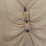 American Eagle Soft & Sexy Yellow Striped Tee, Size M Photo 1