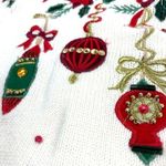 Tiara International Embroidered Ugly Christmas Sweater Photo 1