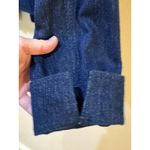 Akris Punto Dark Blue Denim Cropped Jacket See Measurements Collarless Photo 5