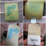 Thereabouts Blouse Blush Rose Metallic Stripe Top Size Junior 3XL Pink Photo 4