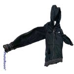The North Face Vintage  Women's Hooded Jacket Large Black Zip Embroidered… Photo 8