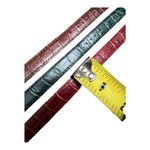 Peugeot Set of Three Crocodile Embossed Watchbands with Gold Buckles Photo 3