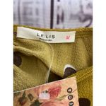 Le lis Blouse Womens S Polka Dot Open Tie Back Ruffles Long Bell Sleeves Photo 1