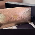 Prada New Saffiano Envelope Leather Wallet With Box! Photo 2