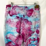 American Eagle  Size 16 Jeans Handmade Tie Dye Mom Jeans Pink Blue High Rise 974 Photo 6