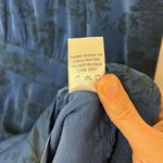 G.P.D. Mirabel Blue Floral Long Sleeve Mini Dress Mock Neck Open Back Size 2 Photo 8