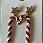 Gap : Candy Cane Earrings with Gold Stars Photo 7