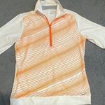 Nike Women’s‎ medium  Golf tour performance mock polo white-orange Photo 0
