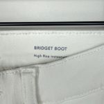 DL1961 Bridget Instasculpt High Rise Bootcut Jeans in Ecru Size 26 Hem Slits Photo 6