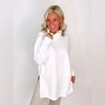 Spanx AirEssentials Turtleneck Tunic Top White Size Medium Photo 2