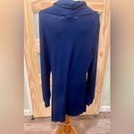 Navy Blue Shark Tooth Hem Shirt Size L Size L Photo 2