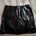 ASOS  Black Faux Leather Skirt Photo 0