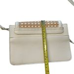 Madison West  Jolene Woven Straw Shoulder Bag Purse White‎ Beige Coastal Coquette Photo 8