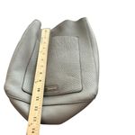 Rebecca Minkoff  Grey Pebbled Leather Shoulder‎ Bag Silver Hardware Photo 3
