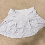 Lululemon  Mid-Rise Skirt Pace Rival White Size 2 Photo 1