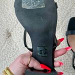 Forever 21 Black Square Toe Strappy Block Heel Sandal Size 8 Photo 3