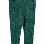 Old Navy Cropped Leggings High Rise Floral Size Large Cotton Spandex Preowned Photo 0