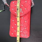 Badgley Mischka  Red Crossbody Bag NWT Phone Case Bag Christmas Gift Photo 9