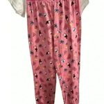 Chelsea Peers Women's XS Pajama Set Tropic Like It's Hot in White and Pink Photo 1
