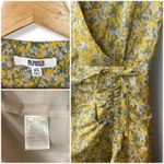 BB Dakota Big Flirt Energy Floral Ruched Detail Dress in Sunflower Photo 10