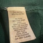 Cable & Gauge Cut Out Sweater Women's Large Green 3/4 Sleeves Career Casual NWOT Photo 5