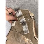 Levi's 501 Women's 25 Brown Khaki Denim Shorts Button Fly Red Tab - Excellent Photo 5