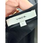 Vince . Shirred Asymmetrical Cowl Neck Cropped Top Black Women's Size Small Photo 2