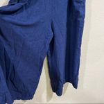 Rachel Pally  Blue Linen Alda Jumpsuit Size small Photo 4
