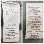 Frank & Eileen Dublin Blazer Open Front Pockets Cotton Flax Stretch Green Size L Size L Photo 9