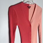 Staud Shoko Ribbed Knit Midi Dress Bittersweet/Peach Sz S Orange Photo 5