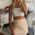 Pale Pink Mini Skirt Photo 0