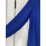 Pleione Women’s Size Small Royal Blue‎ Bow tie Long Sleeve High Photo 3