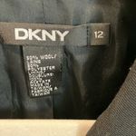 DKNY  black shoulder pads blazer wool poly Photo 2