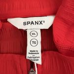 Spanx  Active Run Red Half Zip Jacket 4 Way Stretch Water Repellent Size XL NEW Photo 5