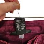 Lane Bryant 5-Pocket Straight High Rise Denim Capri Jeans Casual Maroon Size 18 Photo 5