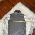 Apt. 9  Grey Colorblock Sweater Turtleneck Lightweight Size Small Photo 3