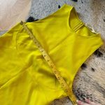 ALC Frank A.L.C. Gia Sleeveless Mini Dress in Cactus Yellow Green Mini‎  Size 4 Photo 6
