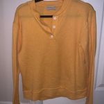 Urban Outfitters orange/yellow henley  Photo 0